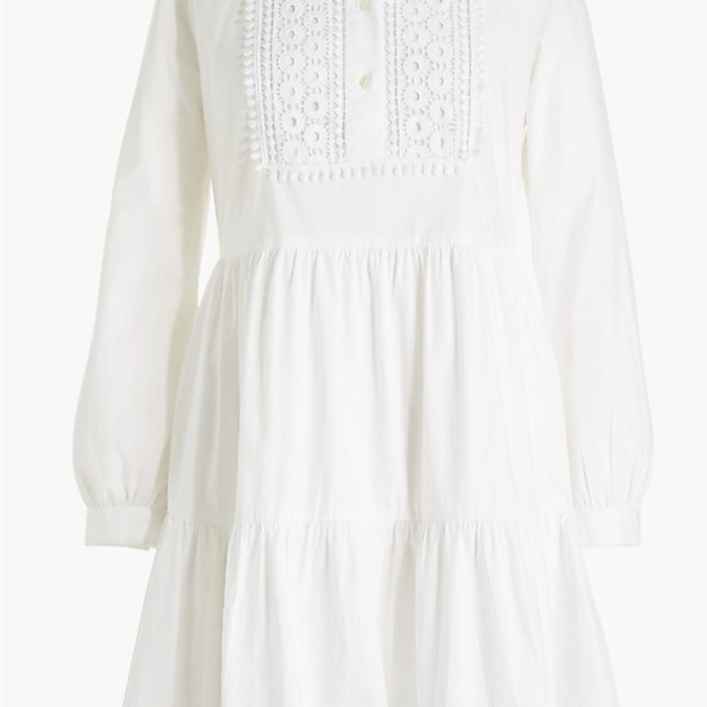 J. Crew White Casual Dress